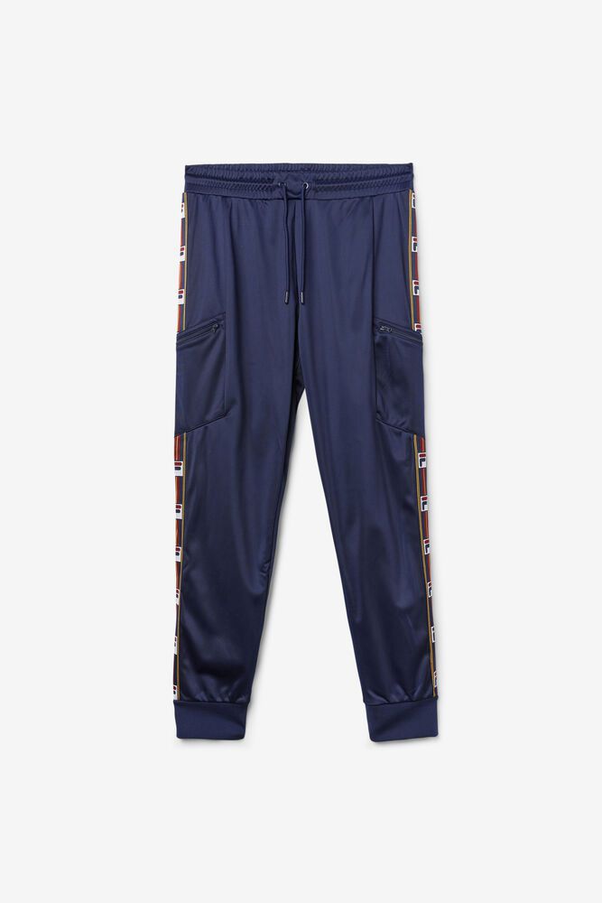 Fila Pants Mens Navy Jaxson - Ireland 74095-GKFZ